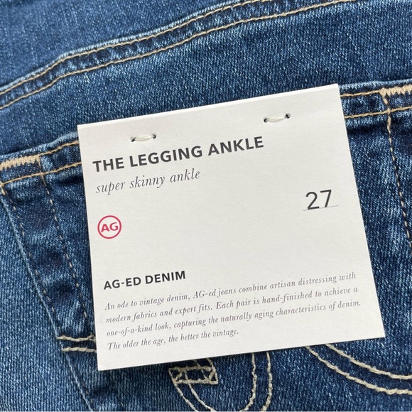 NWT - AG Adriano Goldschmied The Legging Super
Skinny Ankle Jeans Size 27R - Picture 12 of 14